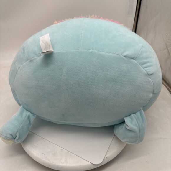 Squishmallow 16" Zozo the Blue Pastel and Rainbow Hair Bigfoot - Picture 6 of 7